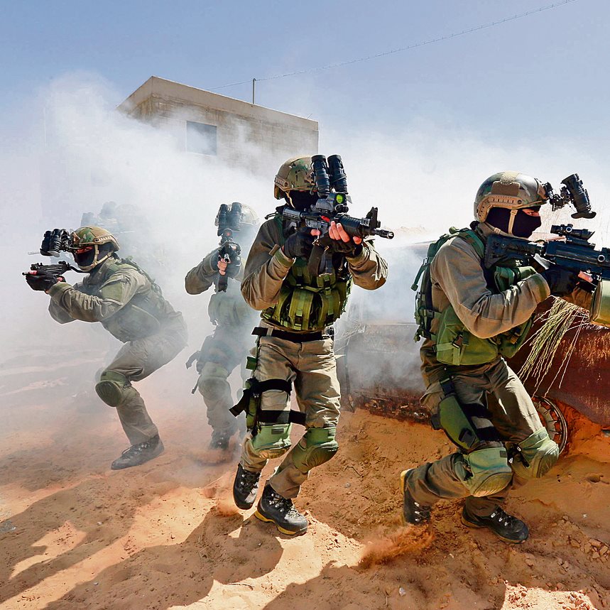 לוחמי צה"ל במבצע