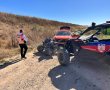 רוכב טרקטורון נפצע בינוני בתאונה בשטח פתוח סמוך לכביש 40 