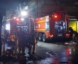 נמנע אסון: 10 צוותי כיבוי פעלו לפנות בוקר בפיצוץ ושריפה במעבדות שרון בעד הלום