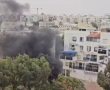 גל החום: שריפה משתוללת בפאתי רובע ז' באשדוד (וידאו)