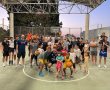 שחקני עירוני נס ציונה משמחים את ילדי העוטף המתארחים בכפר הנוער עיינות