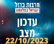 הערכת מצב והיערכות עיריית נס ציונה לימים הקרובים. עדכון חרבות ברזל 22/10/2023