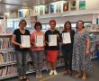 תעודות הוקרה לספרניות הוותיקות של הספרייה העירונית