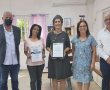 חדשות קריית עקרון- הגננת ענת מרק מקריית עקרון זכתה בפרס החסד הארצי של חמ"ד